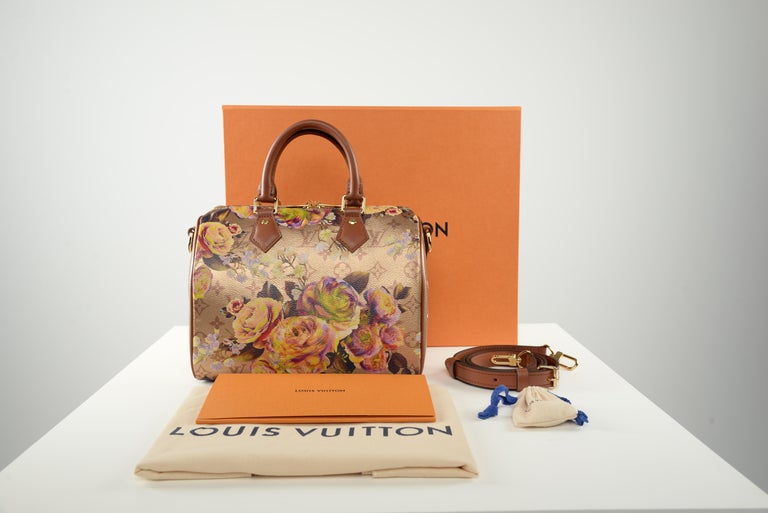 Louis Vuitton Speedy Bandoulière 25 Bag Monogram Floral Pattern And L -  Praise To Heaven