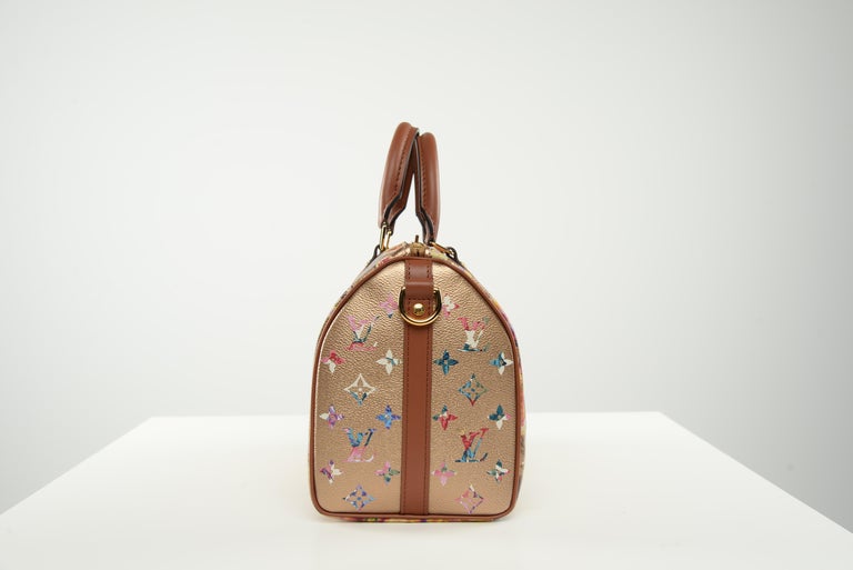 Louis Vuitton Speedy Bandouliere 25 Floral-print Coated Canvas Top-handle  Bag in Brown