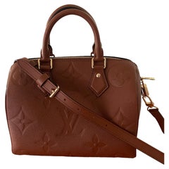 Louis Vuitton Speedy 25 Cognac  What fits in the bag 