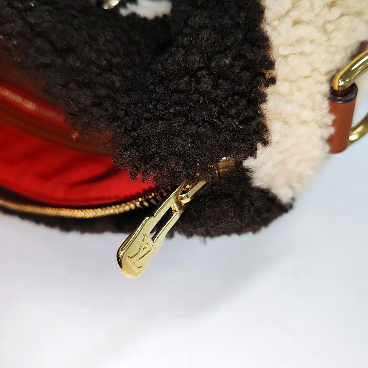 Louis Vuitton Speedy Bandouliere 25 Teddy Shearling Giant Monogram Crossbody Bag 7