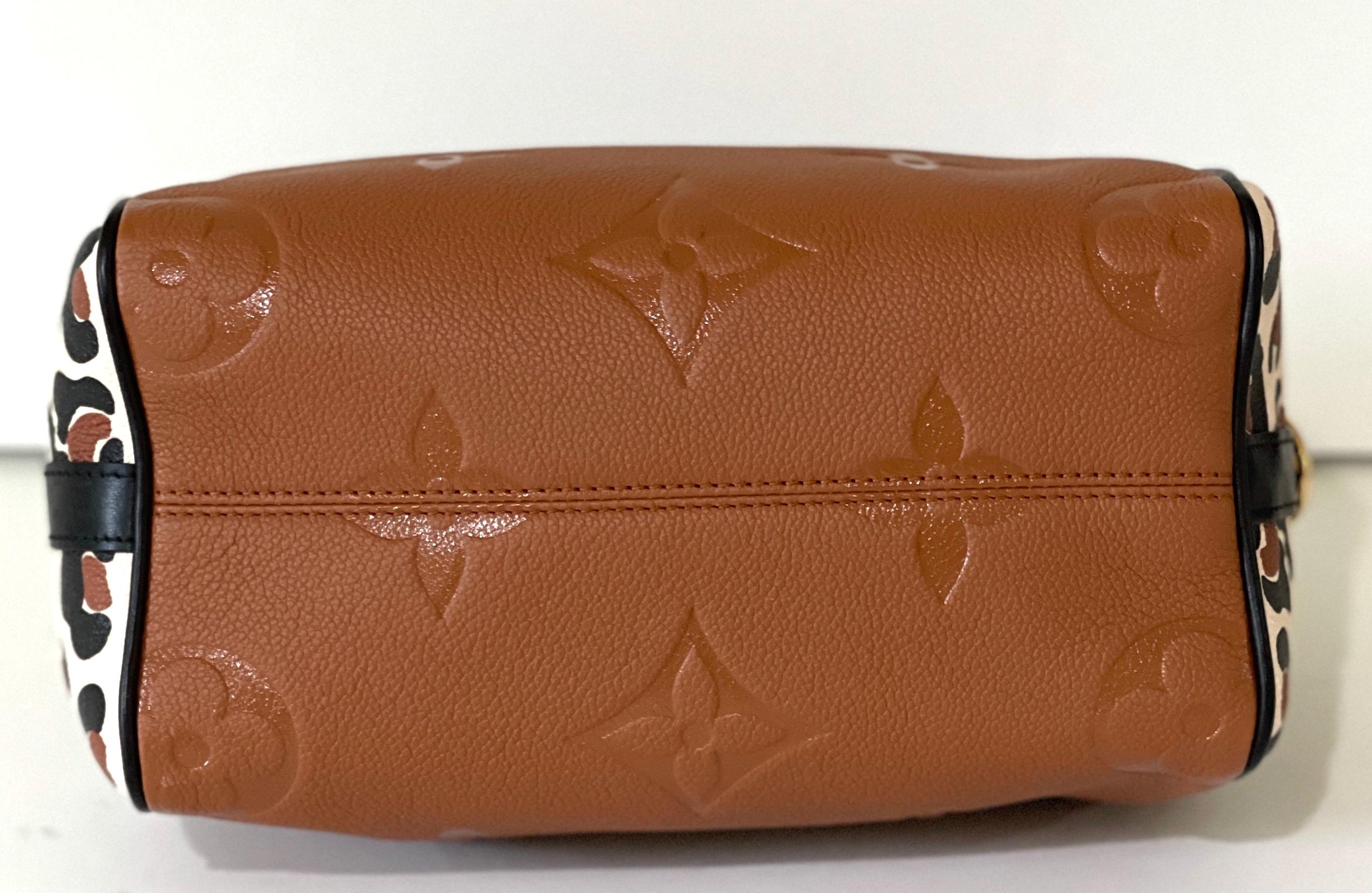 Brown Louis  Vuitton SPEEDY BANDOULIÈRE 25 Wild at Heart Collection