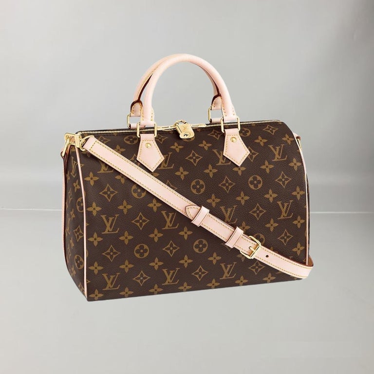 LOUIS VUITTON Speedy Limited Edition Bandouliere 22 Embossed Leather S