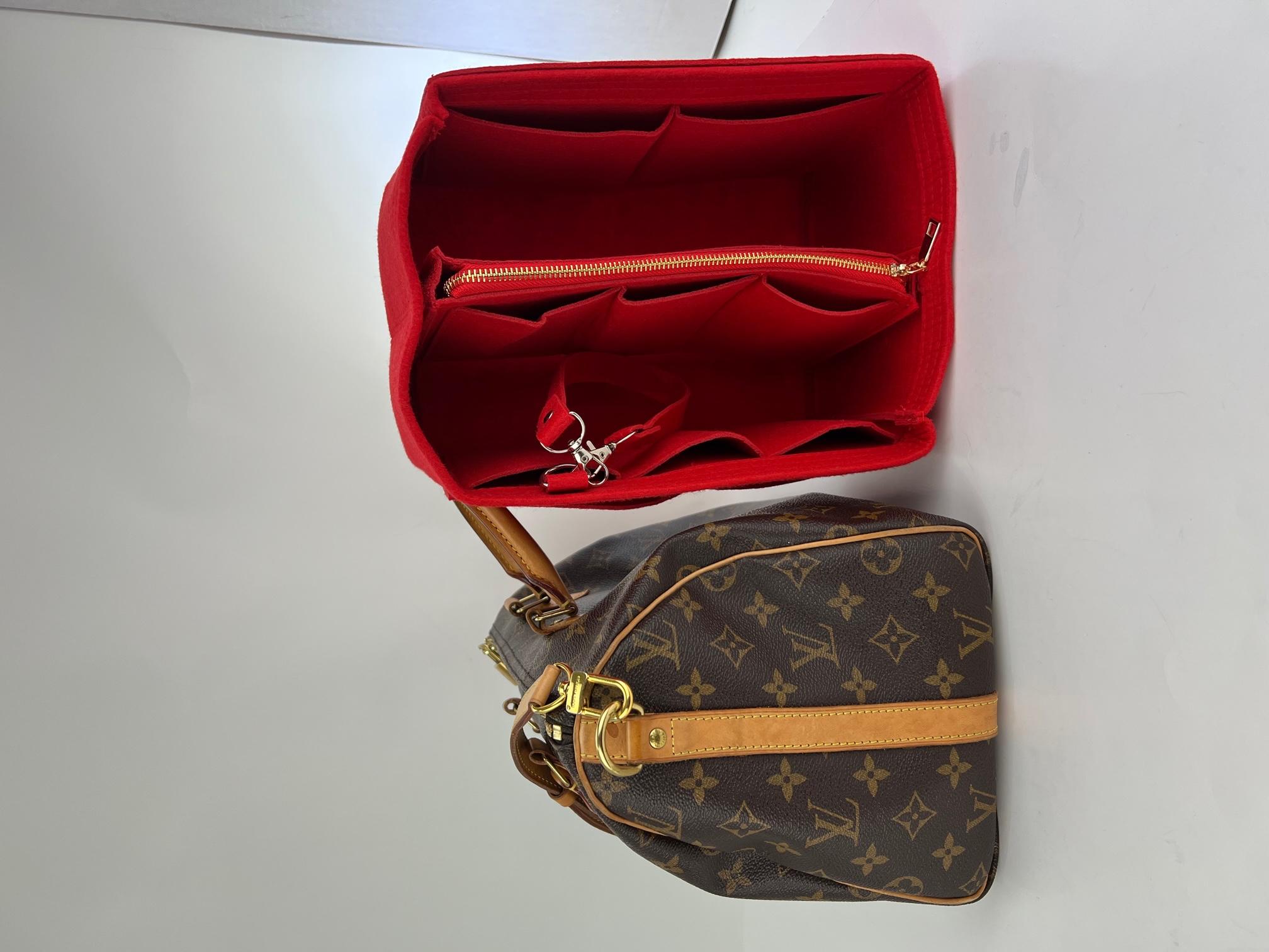 LOUIS VUITTON Speedy Bandouliere 30 Monogram Shoulder Hand Bag Added Insert 1