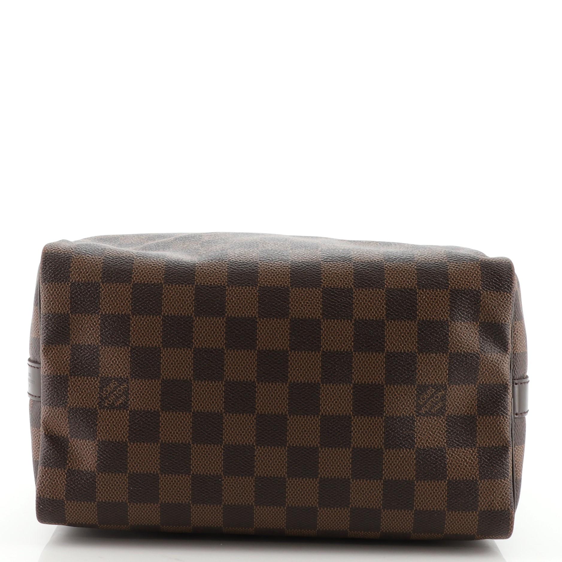  Louis Vuitton Speedy Bandouliere Bag Damier 25 In Good Condition In NY, NY