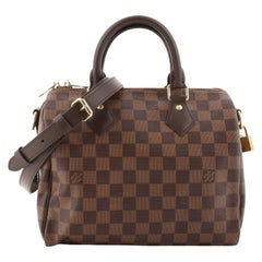 Louis Vuitton Speedy Bandouliere Bag Damier 25