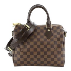 Louis Vuitton Speedy Bandouliere Bag Damier 25