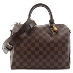  Louis Vuitton Speedy Bandouliere Bag Damier 25