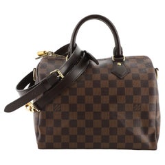  Louis Vuitton Speedy Bandouliere Bag Damier 25