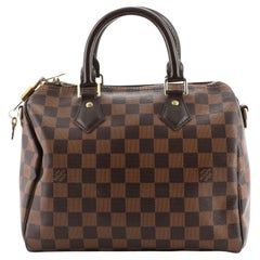 Louis Vuitton Speedy Bandouliere Bag Damier 25