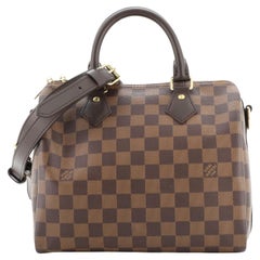 Louis Vuitton Speedy Bandouliere Bag Damier 25