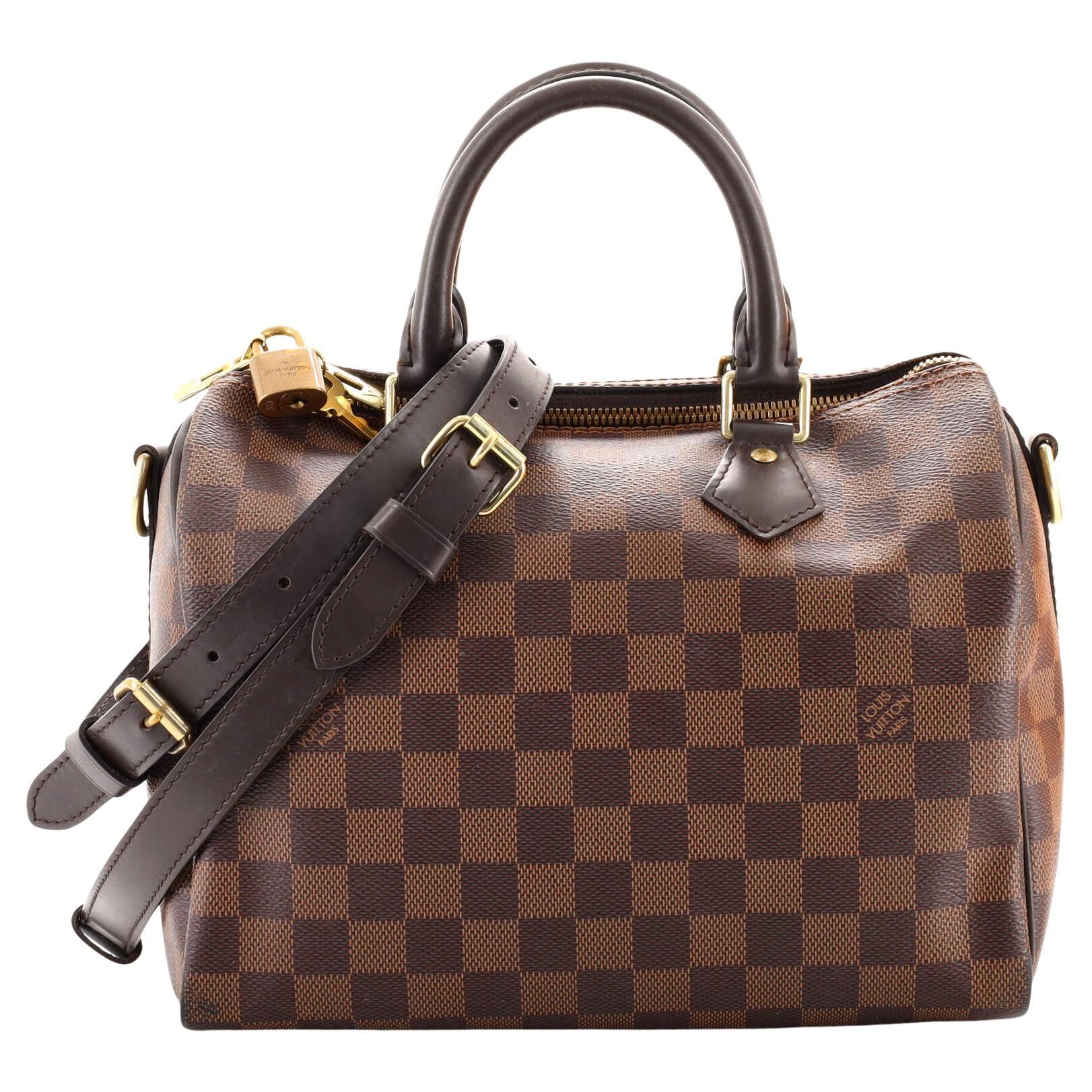 Louis Vuitton Speedy Bandouliere Bag Damier 25