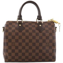 Louis Vuitton Speedy Bandouliere Bag Damier 25