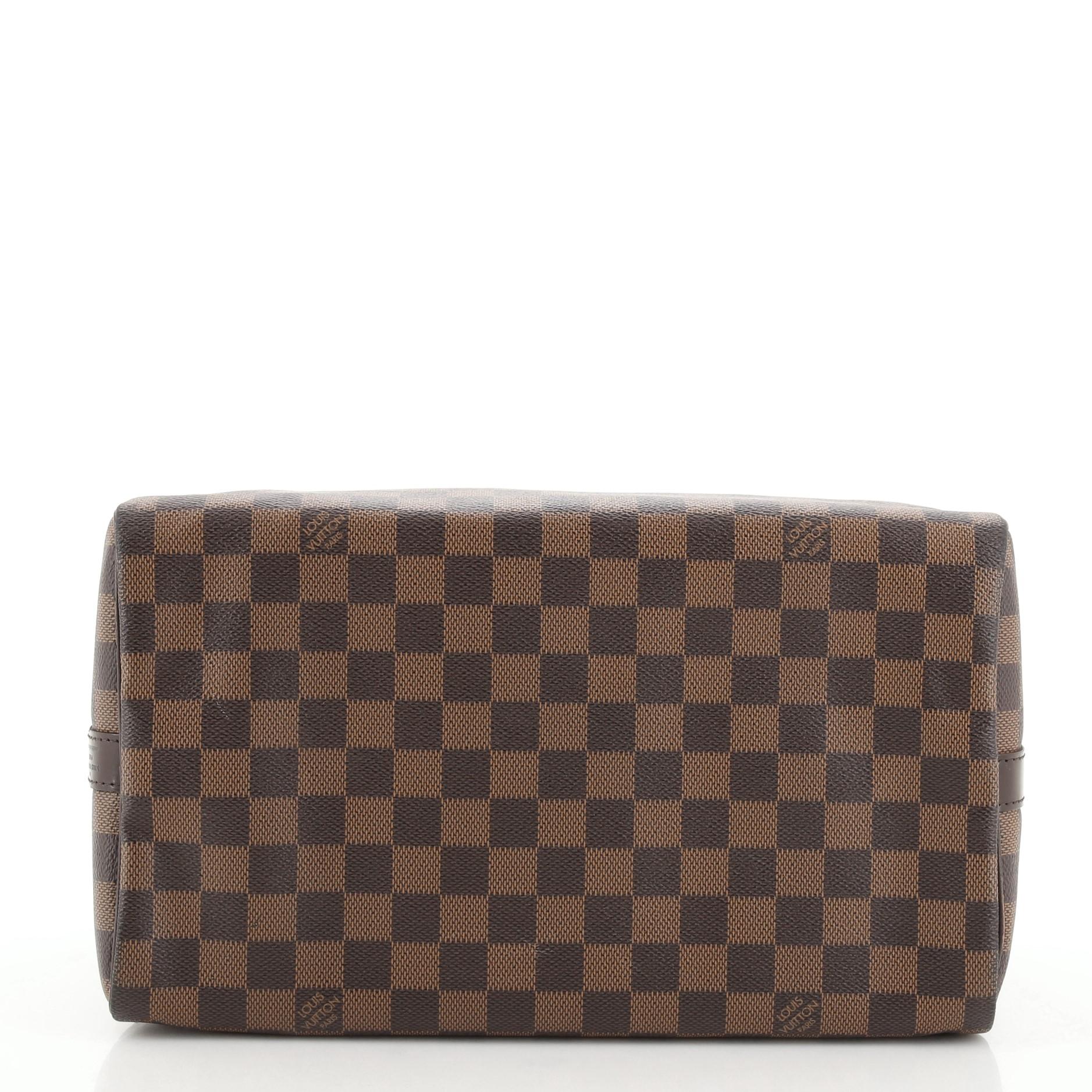 Louis Vuitton Speedy Bandouliere Bag Damier 30 In Good Condition In NY, NY