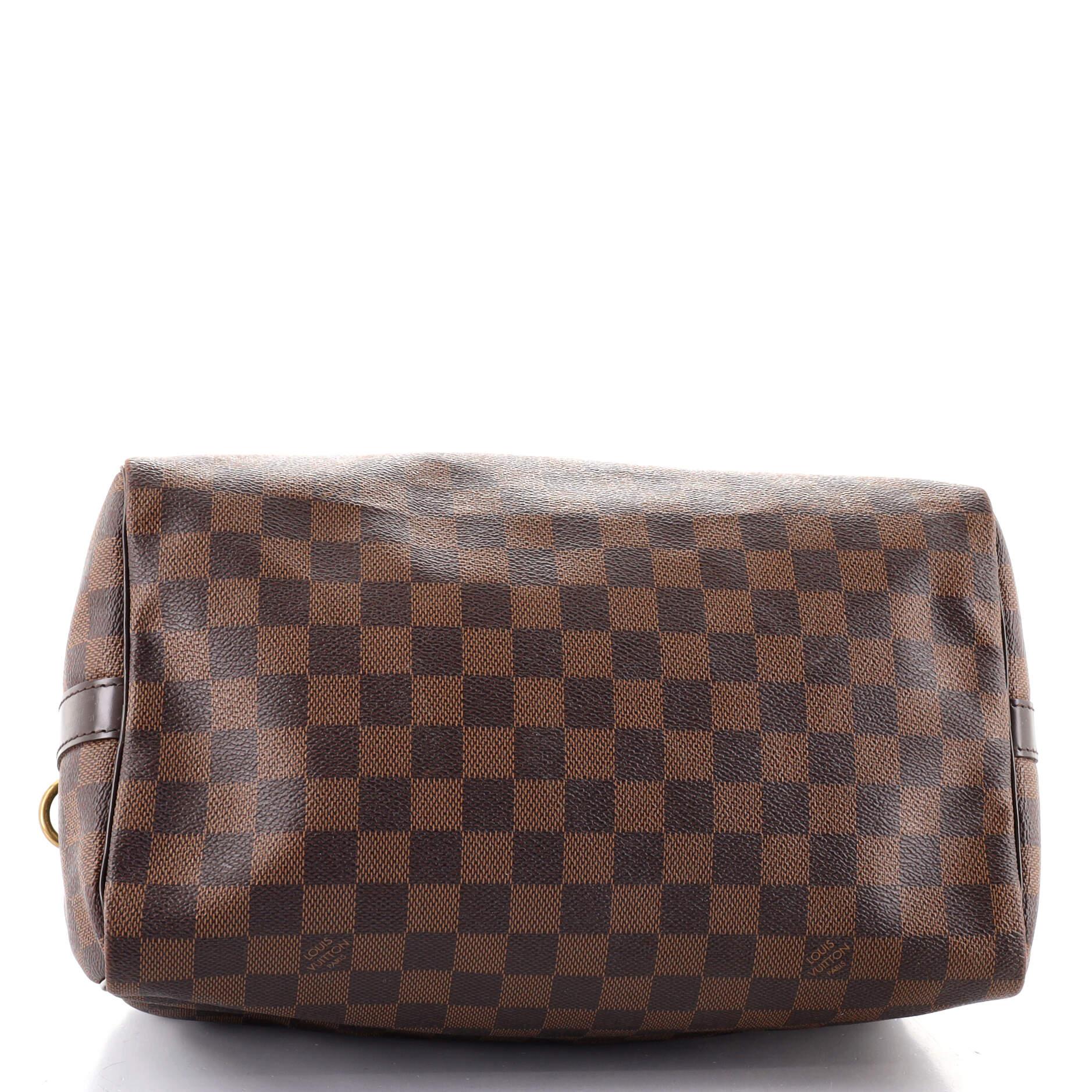Louis Vuitton Speedy Bandouliere Bag Damier 30 In Good Condition In NY, NY