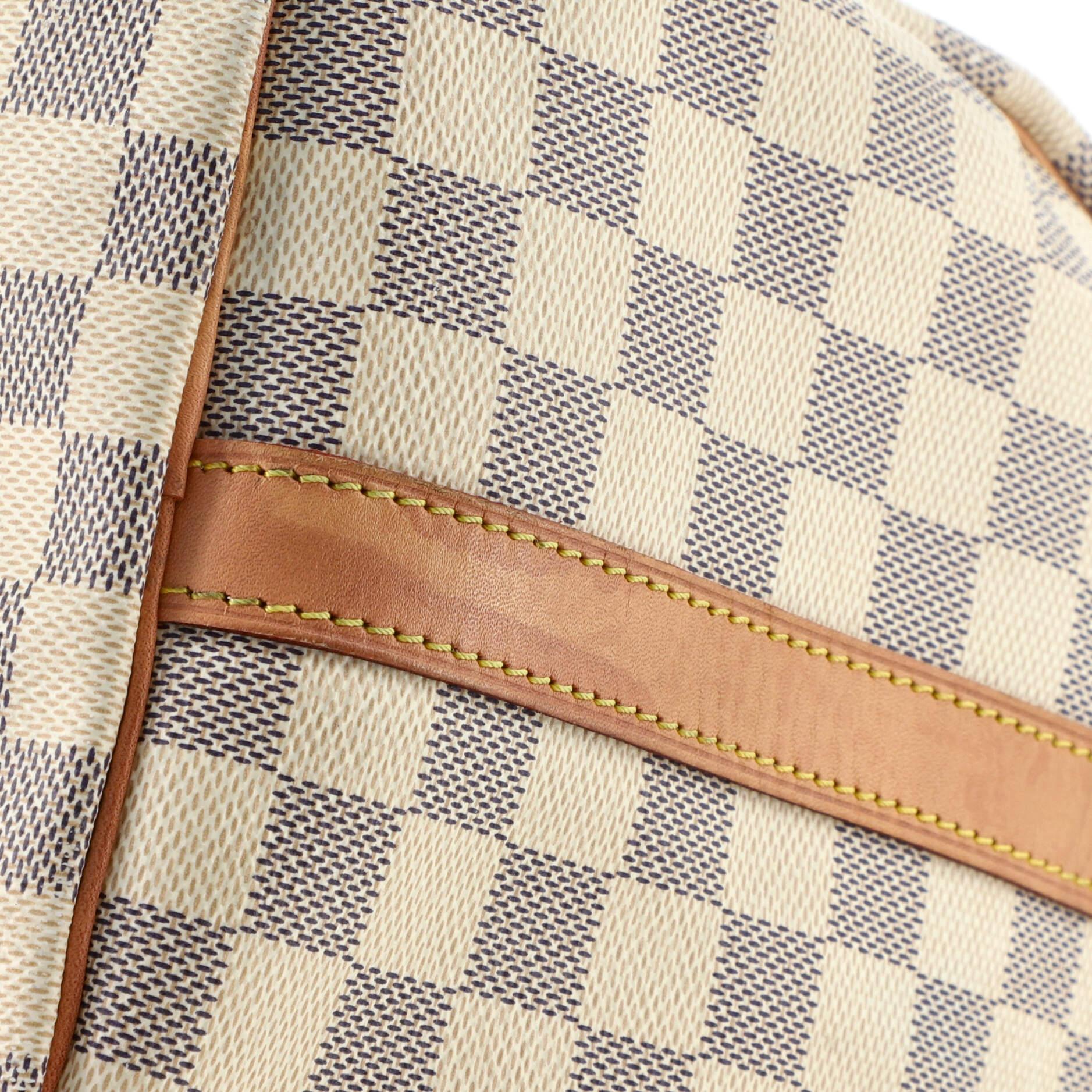 Beige Louis Vuitton Speedy Bandouliere Bag Damier 30