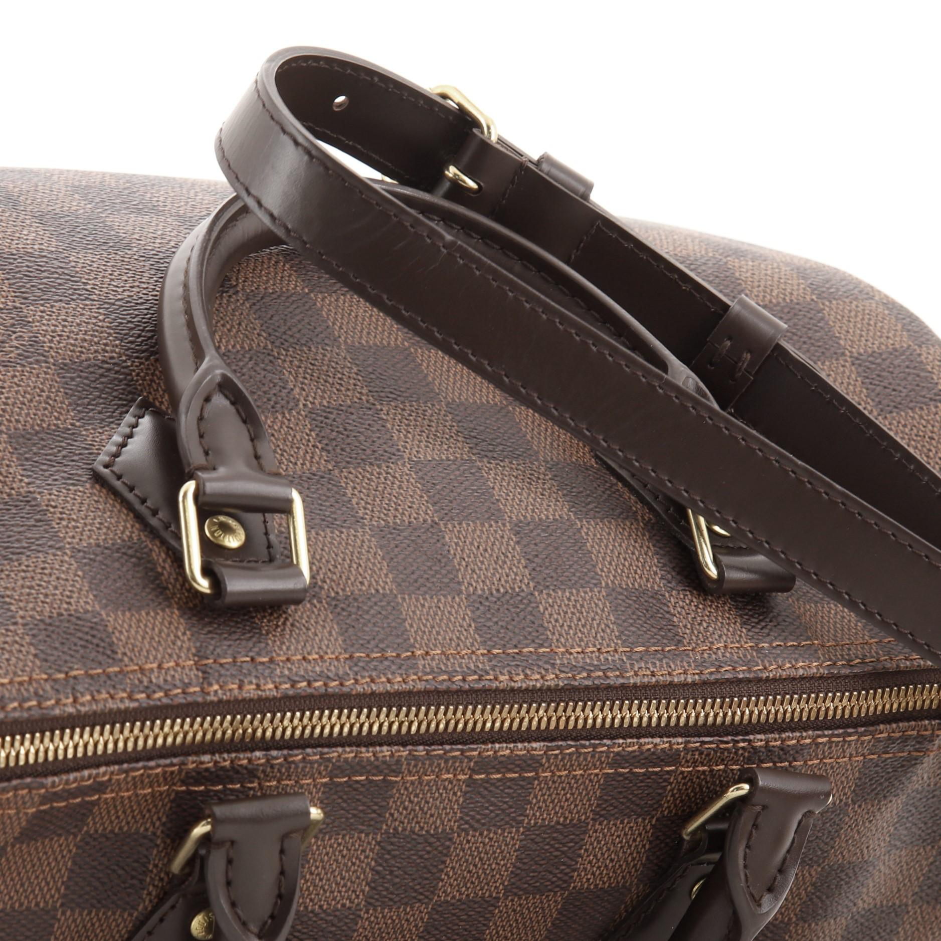 Women's or Men's Louis Vuitton Speedy Bandouliere Bag Damier 30