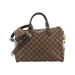 Used Louis Vuitton Speedy Bandouliere Bag Damier 30