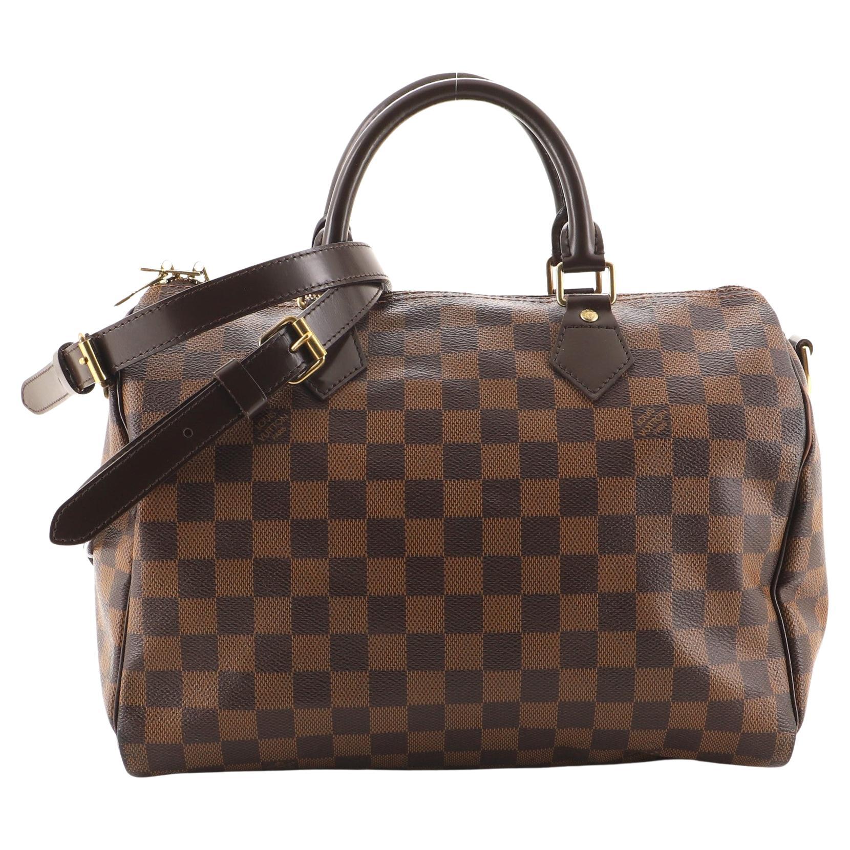 Louis Vuitton Speedy Bandouliere Bag Damier 30 For Sale