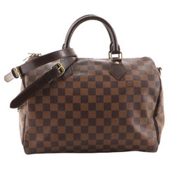 Used Louis Vuitton Speedy Bandouliere Bag Damier 30