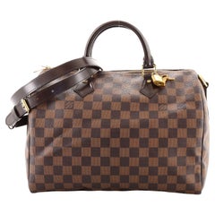 Used Louis Vuitton Speedy Bandouliere Bag Damier 30