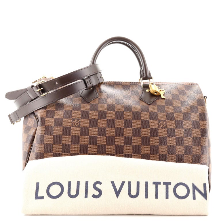 Louis Vuitton 35 Speedy Bandouliere Damier Azur