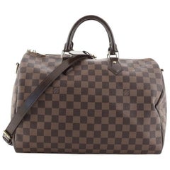 Louis Vuitton Speedy Bandouliere Bag Damier 35