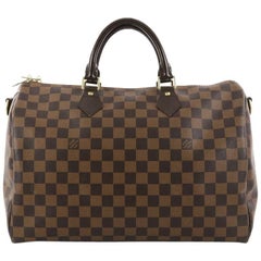 Louis Vuitton Speedy Bandouliere Bag Damier 35