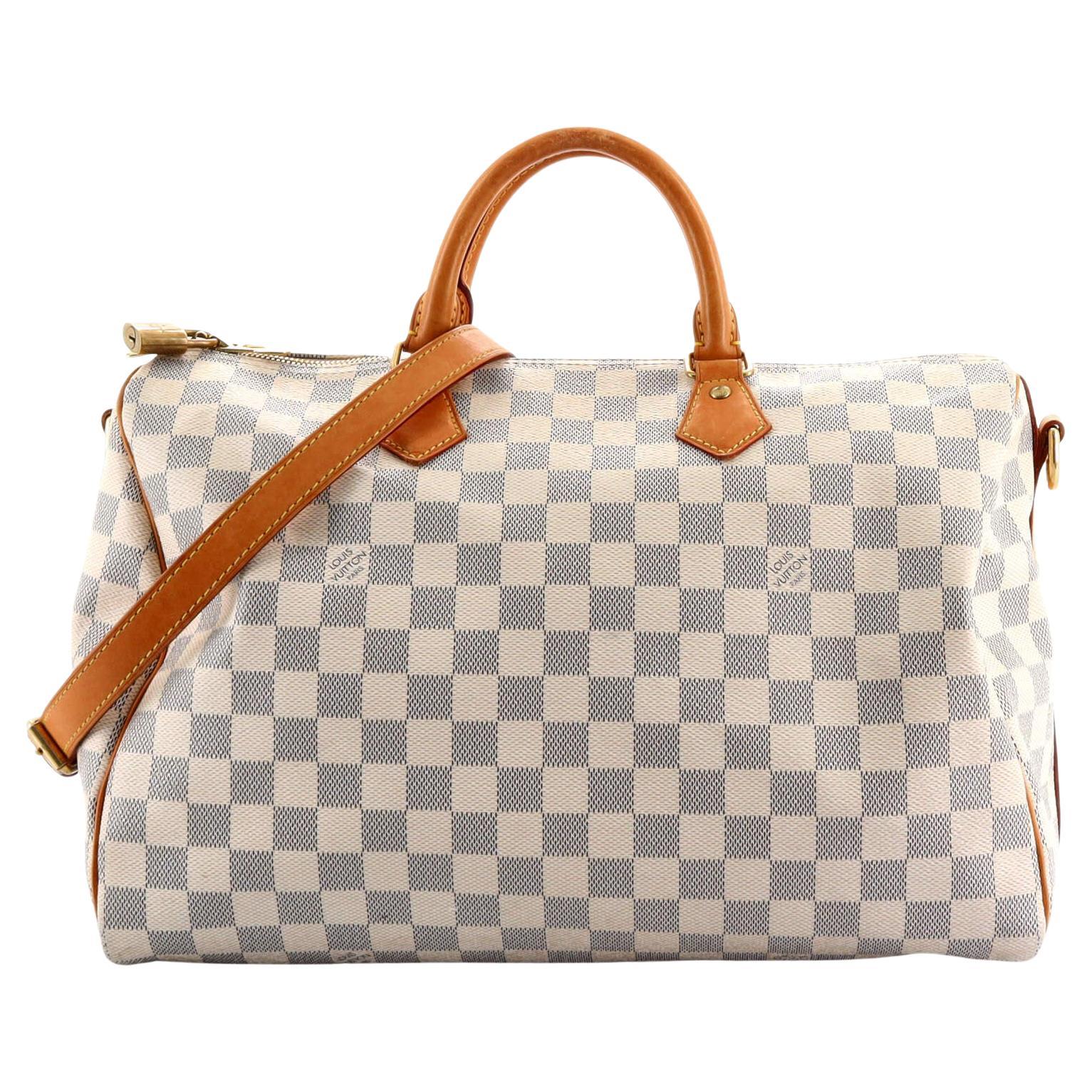 Louis Vuitton Speedy Bandouliere Bag Damier 35
