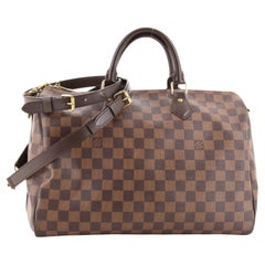 Louis Vuitton Speedy Bandouliere Bag Damier 35