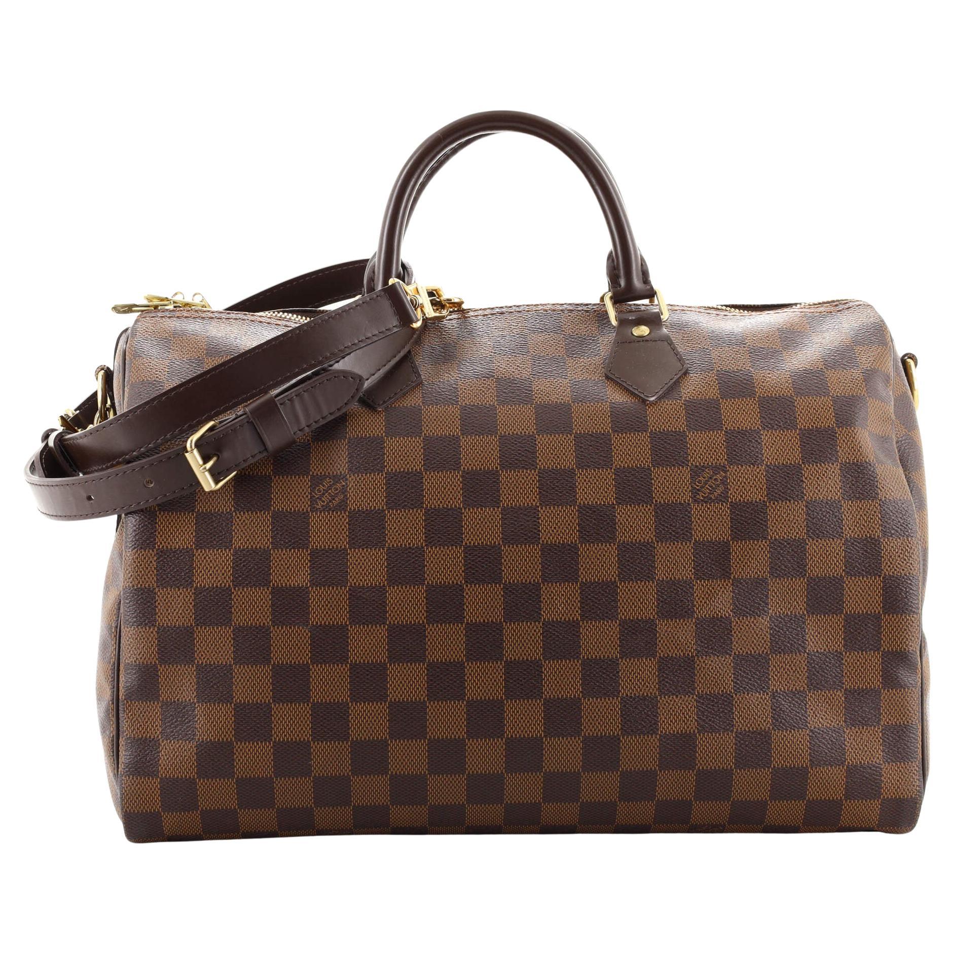 Louis Vuitton Speedy Bandouliere Bag Damier 35