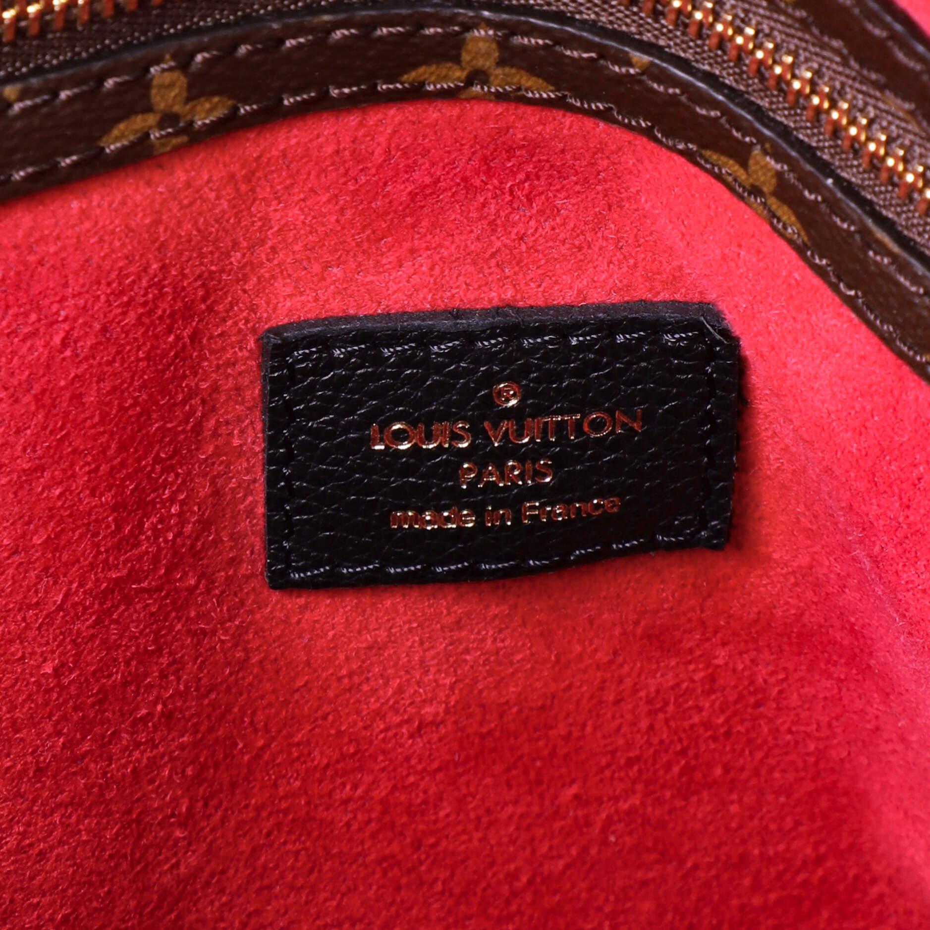 Louis Vuitton Speedy Bandouliere Bag Leather and Monogram Teddy Shearling 30 2