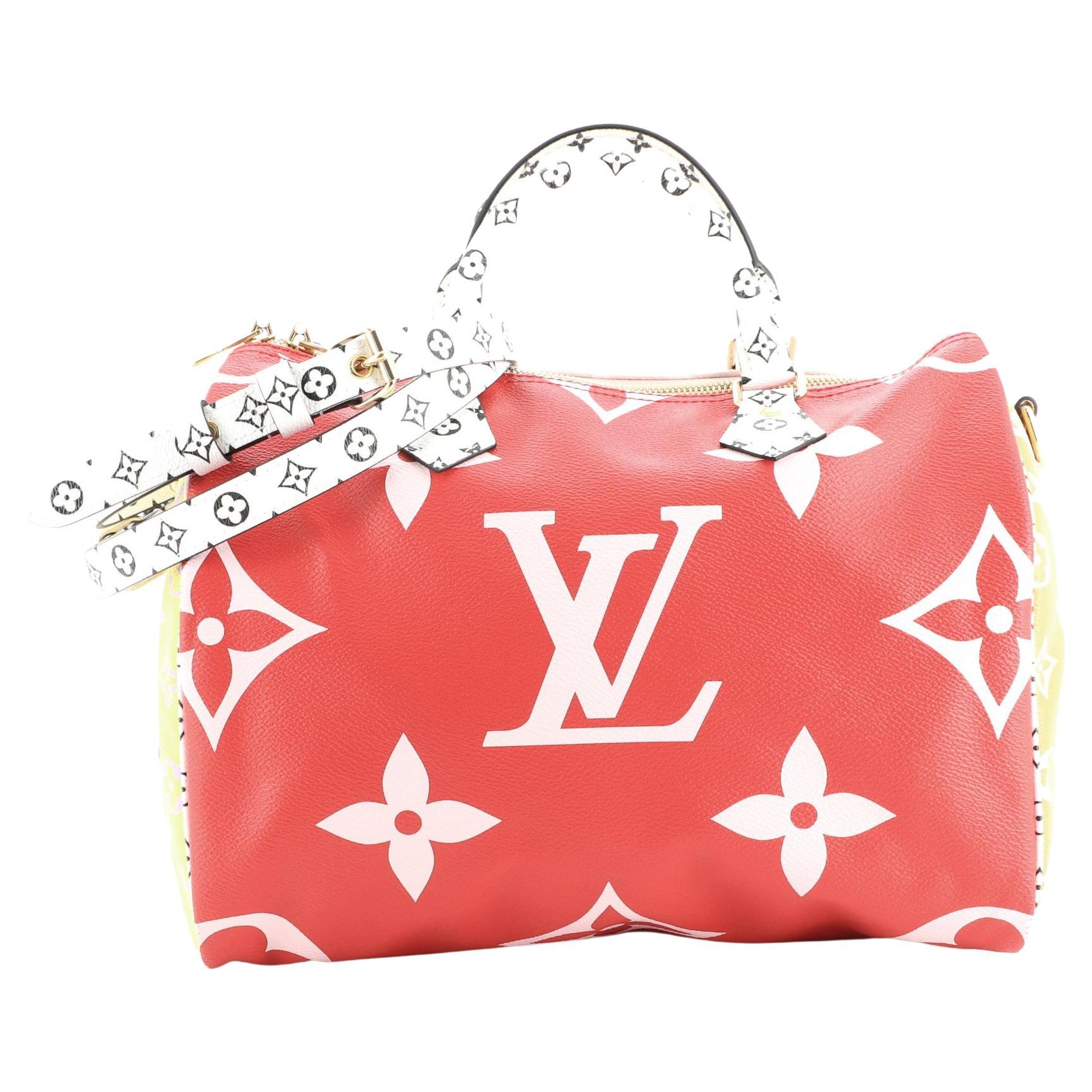 Louis Vuitton Speedy Bandouliere Bag Limited Edition Colored