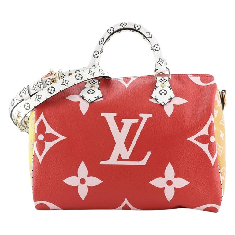 Louis Vuitton, Bags, Louis Vuitton Speedy 3 Bandouliere Crossbody Vintage  Bag Dyed Punk Spikes