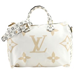 Louis Vuitton Speedy Bandouliere Bag Limited Edition Colored Monogram Gia