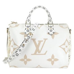Louis Vuitton Speedy Bandouliere Bag Limited Edition Colored Monogram Gia