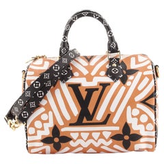 Louis Vuitton Limited Edition Cream/Caramel Monogram Canvas Crafty Speedy  Bandouliere 25 Bag - Yoogi's Closet
