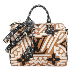 Louis Vuitton Speedy Bandouliere Sac Edition Limitée Crafty Monogram Gian