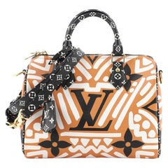 Louis Vuitton Speedy Bandouliere Bag Limited Edition Crafty Monogram Gian