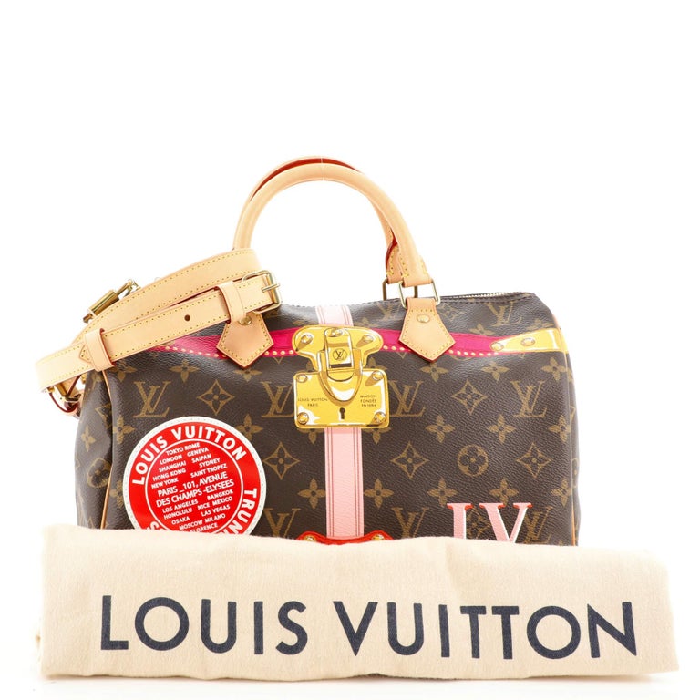 Louis Vuitton Summer Trunks Monogram Canvas Speedy Bandouliere 30