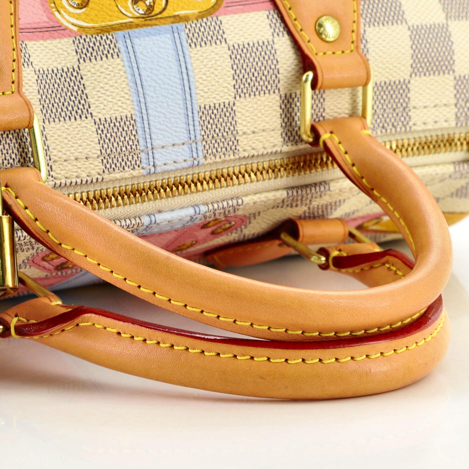 Louis Vuitton Speedy Bandouliere Bag Limited Edition Damier Summer Trunks 30 1