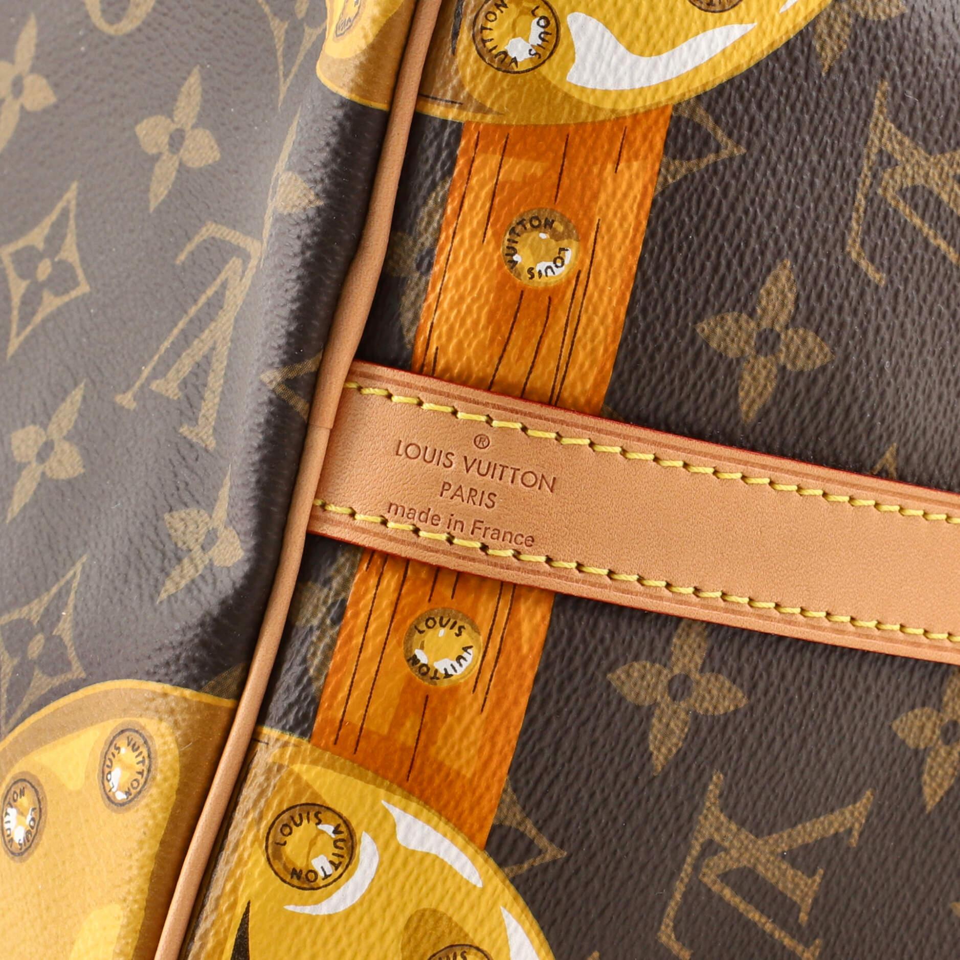 Women's or Men's Louis Vuitton Speedy Bandouliere Bag Limited Edition Damier Summer Trunks 30