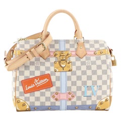 Louis Vuitton Speedy Bandouliere Bag Limited Edition Damier Summer Trunks 30