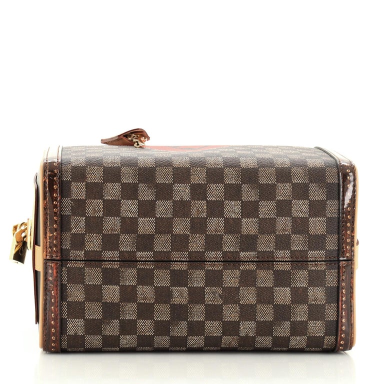 Louis Vuitton Speedy Bandouliere Bag Limited Edition Damier Time Trunk 25 For Sale at 1stdibs