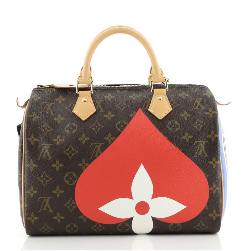Women's or Men's Louis Vuitton Speedy Bandouliere Bag Limited Edition Game On Monogram Canvas 30