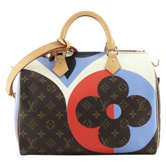 Louis Vuitton Speedy Bandouliere Bag Limited Edition Game On Monogram Canvas 30