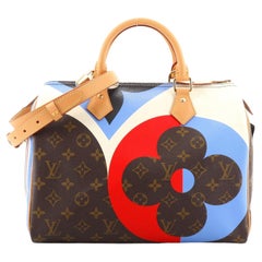 Louis Vuitton Speedy Bandouliere Bag Limited Edition Game On Monogram Canvas 30