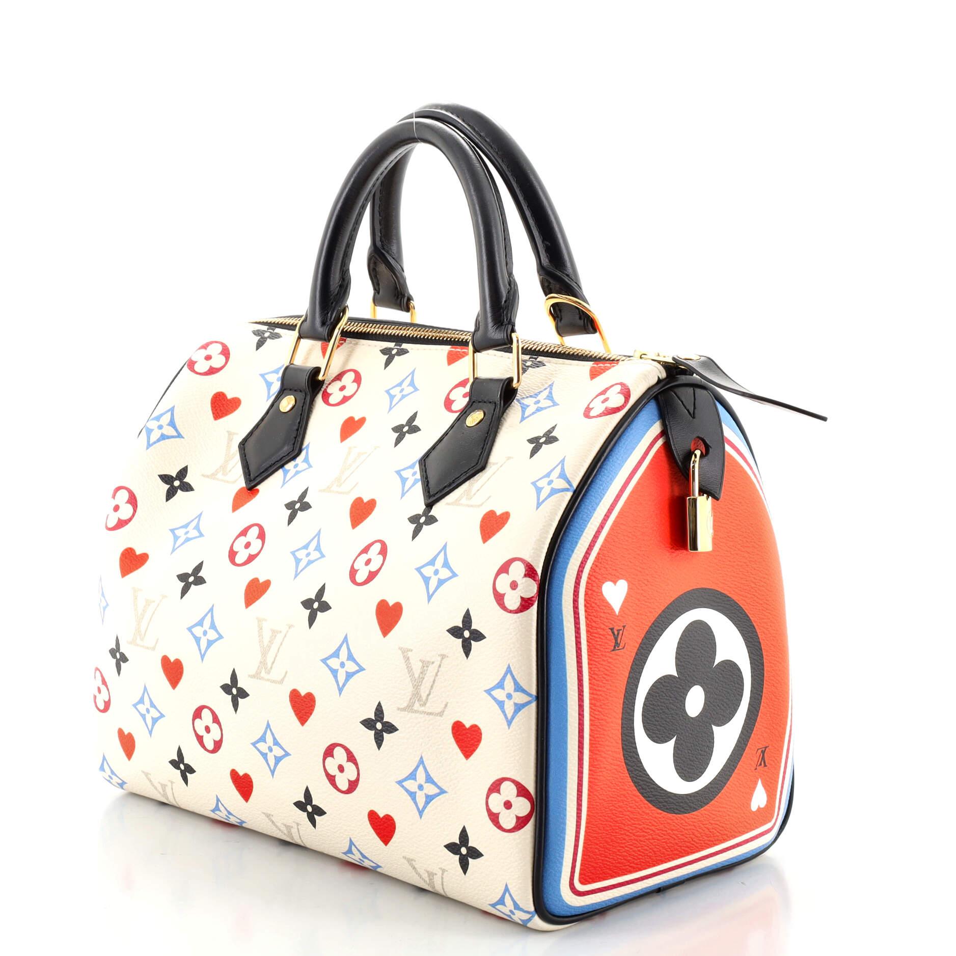 Louis Vuitton Speedy Bandouliere Tasche Limited Edition Spiel auf Multicolor M im Zustand „Gut“ in NY, NY
