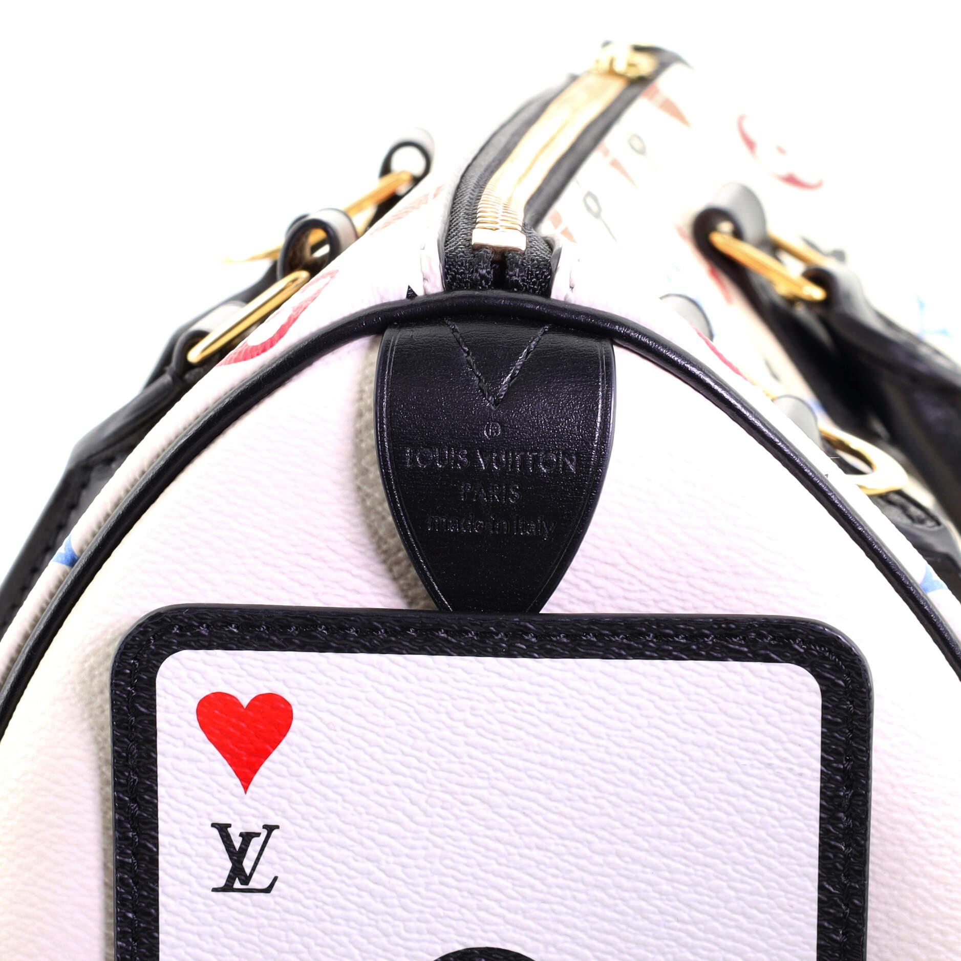 Louis Vuitton Speedy Bandouliere Tasche Limited Edition Spiel auf Multicolor M 2