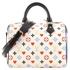 Louis Vuitton Speedy Bandouliere Bag Limited Edition Game On Multicolor M