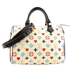 Louis Vuitton Speedy Bandouliere Bag Limited Edition Game On Multicolor M